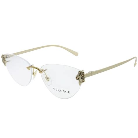 prescription versace frames|versace rimless eyeglass frames.